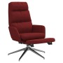 Red fabric relaxation armchair with footrest by , Armchairs - Ref: Foro24-3097532, Price: 139,11 €, Discount: %