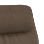 Relaxation armchair with footrest in taupe gray fabric by , Armchairs - Ref: Foro24-3097572, Price: 174,08 €, Discount: %