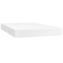 Cama box spring colchón y LED cuero sintético blanco 120x200 cm de , Camas y somieres - Ref: Foro24-3134214, Precio: 422,57 €...