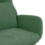 Sillón de relax de terciopelo verde claro de , Sillones - Ref: Foro24-341354, Precio: 114,76 €, Descuento: %