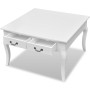 Mesa de centro clásica con 4 cajones blanca de vidaXL, Mesas de centro - Ref: Foro24-242436, Precio: 206,39 €, Descuento: %