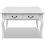 Mesa de centro clásica con 4 cajones blanca de vidaXL, Mesas de centro - Ref: Foro24-242436, Precio: 206,39 €, Descuento: %