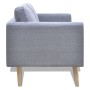 2 seater sofa in light gray fabric by vidaXL, Sofas - Ref: Foro24-242218, Price: 233,99 €, Discount: %