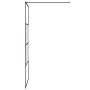 Black semi-frosted ESG glass shower screen 90x195 cm by , Shower walls and screens - Ref: Foro24-152126, Price: 151,81 €, Dis...