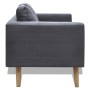 2-Sitzer-Sofa aus dunkelgrauem Stoff von vidaXL, Sofas - Ref: Foro24-242220, Preis: 233,99 €, Rabatt: %