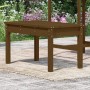 Banco de jardín madera maciza pino marrón miel 80x44x45 cm de , Bancos de jardín - Ref: Foro24-824000, Precio: 45,16 €, Descu...