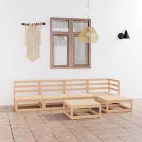 Garden furniture set 6 pieces solid pine wood by , Garden sets - Ref: Foro24-3075519, Price: 287,13 €, Discount: %