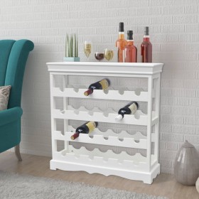 Abreu white wine rack cabinet by vidaXL, Wine racks - Ref: Foro24-242438, Price: 112,26 €, Discount: %