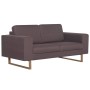 2-piece sofa set in taupe gray fabric by , Sofas - Ref: Foro24-276866, Price: 739,60 €, Discount: %