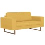 Yellow fabric 2-piece sofa set by , Sofas - Ref: Foro24-276864, Price: 793,01 €, Discount: %