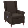 Dark Brown Fabric Reclining Massage Chair by , Electric massage chairs - Ref: Foro24-342232, Price: 176,99 €, Discount: %