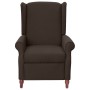 Dark Brown Fabric Reclining Massage Chair by , Electric massage chairs - Ref: Foro24-342232, Price: 176,99 €, Discount: %