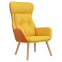 Sillón de relax de tela y PVC amarillo mostaza de , Sillones - Ref: Foro24-341308, Precio: 116,74 €, Descuento: %