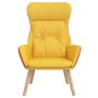 Sillón de relax de tela y PVC amarillo mostaza de , Sillones - Ref: Foro24-341308, Precio: 116,74 €, Descuento: %