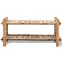 Two Tier Bamboo Shoe Rack by vidaXL, Shoe racks and shoe organizers - Ref: Foro24-242490, Price: 44,61 €, Discount: %