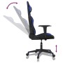 Schwarz-blauer Massage-Gaming-Stuhl aus Kunstleder von , Gaming-Stühle - Ref: Foro24-345511, Preis: 129,43 €, Rabatt: %