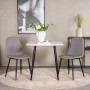 Venture Home Dining Chairs 2 pcs Gray and Black Polyester Polar by , dining chairs - Ref: Foro24-444709, Price: 122,37 €, Dis...