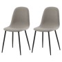 Venture Home Dining Chairs 2 pcs Gray and Black Polyester Polar by , dining chairs - Ref: Foro24-444709, Price: 122,37 €, Dis...