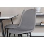 Venture Home Dining Chairs 2 pcs Gray and Black Polyester Polar by , dining chairs - Ref: Foro24-444709, Price: 122,37 €, Dis...