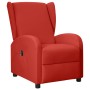 Sillón orejero eléctrico reclinable cuero sintético rojo tinto de , Sillones - Ref: Foro24-3098953, Precio: 213,99 €, Descuen...