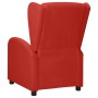 Electric reclining wing chair red synthetic leather by , Armchairs - Ref: Foro24-3098953, Price: 213,99 €, Discount: %