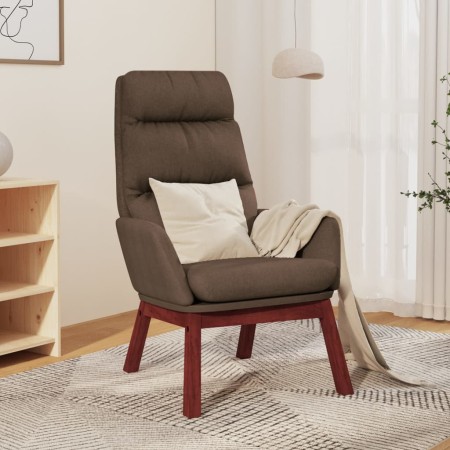 Relaxation armchair in taupe gray fabric by , Armchairs - Ref: Foro24-341168, Price: 135,99 €, Discount: %