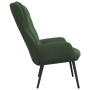 Dark Green Velvet Relaxation Chair by , Armchairs - Ref: Foro24-341231, Price: 115,35 €, Discount: %