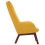 Sillón de relax de terciopelo amarillo mostaza de , Sillones - Ref: Foro24-341225, Precio: 138,99 €, Descuento: %