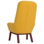 Sillón de relax de terciopelo amarillo mostaza de , Sillones - Ref: Foro24-341225, Precio: 138,99 €, Descuento: %