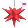 Weihnachtslampe 10 LEDs rot 10 cm von , Weihnachtsbeleuchtung - Ref: Foro24-356202, Preis: 20,34 €, Rabatt: %