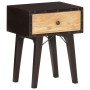 Mesita de noche de madera maciza reciclada 40x30x50 cm de vidaXL, Mesitas de noche - Ref: Foro24-287856, Precio: 81,99 €, Des...