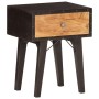 Mesita de noche de madera maciza reciclada 40x30x50 cm de vidaXL, Mesitas de noche - Ref: Foro24-287856, Precio: 81,99 €, Des...