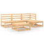 Garden furniture set 5 pieces solid pine wood by , Garden sets - Ref: Foro24-3075489, Price: 251,99 €, Discount: %