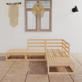 Garden furniture set 5 pieces solid pine wood by , Garden sets - Ref: Foro24-3075494, Price: 251,99 €, Discount: %