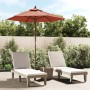 Garden umbrella with terracotta wooden pole 196x231 cm by , Umbrellas - Ref: Foro24-363164, Price: 52,10 €, Discount: %