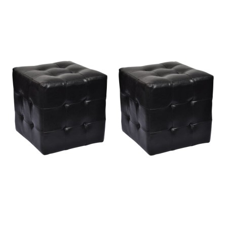 Black cube stools by vidaXL, Nightstands - Ref: Foro24-60740, Price: 83,19 €, Discount: %