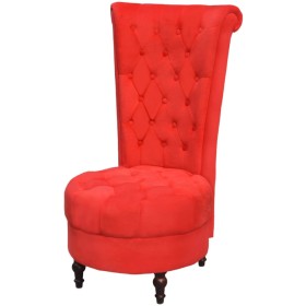 Red fabric high back armchair by , Armchairs - Ref: Foro24-243183, Price: 281,99 €, Discount: %