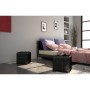 Taburetes cubo negros de vidaXL, Mesitas de noche - Ref: Foro24-60740, Precio: 83,19 €, Descuento: %