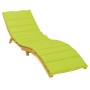 Light green Oxford fabric sun lounger cushion 200x50x3 cm by , Cushions for chairs and sofas - Ref: Foro24-314199, Price: 37,...