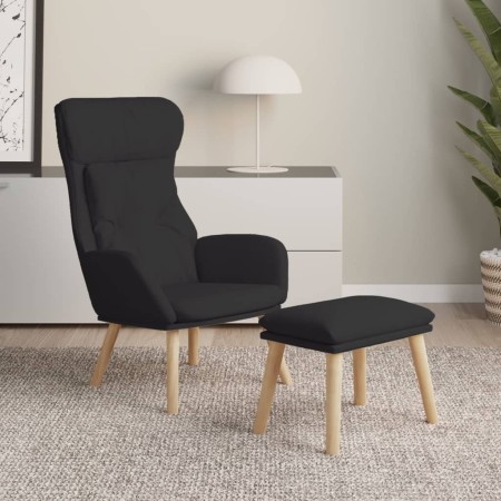 Relax armchair with black fabric footstool by , Armchairs - Ref: Foro24-3097756, Price: 136,20 €, Discount: %