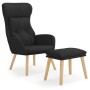 Relax armchair with black fabric footstool by , Armchairs - Ref: Foro24-3097756, Price: 136,20 €, Discount: %