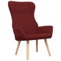 Relax-Sessel mit rotem Stoffhocker von , Sessel - Ref: Foro24-3097890, Preis: 144,82 €, Rabatt: %