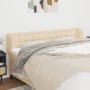 Cabecero de tela color crema 203x23x78/88 cm de , Cabeceros y pies de cama - Ref: Foro24-3117605, Precio: 84,13 €, Descuento: %