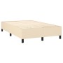 Cama box spring con colchón y LED tela crema 120x200 cm de , Camas y somieres - Ref: Foro24-3135186, Precio: 437,31 €, Descue...