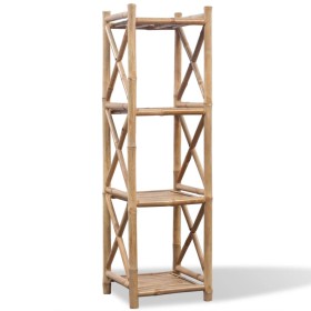 4 Tier Square Bamboo Shelving by vidaXL, Bookcases and shelves - Ref: Foro24-242492, Price: 75,58 €, Discount: %