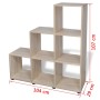 Ladder-shaped bookcase 107 cm white by vidaXL, Bookcases and shelves - Ref: Foro24-242553, Price: 81,34 €, Discount: %