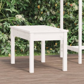 Banco de jardín madera maciza pino blanco 80x44x45 cm de , Bancos de jardín - Ref: Foro24-823998, Precio: 61,99 €, Descuento: %