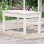 Massive Gartenbank aus weißem Kiefernholz, 80x44x45 cm. von , Gartenbänke - Ref: Foro24-823998, Preis: 61,82 €, Rabatt: %