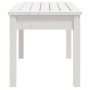 Gartenbank aus massivem weißem Kiefernholz 80x44x45 cm von , Gartenbänke - Ref: Foro24-823998, Preis: 61,82 €, Rabatt: %