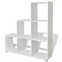 Estantería librería en forma de escalera 107 cm blanca de vidaXL, Librerías y estanterías - Ref: Foro24-242552, Precio: 73,33...